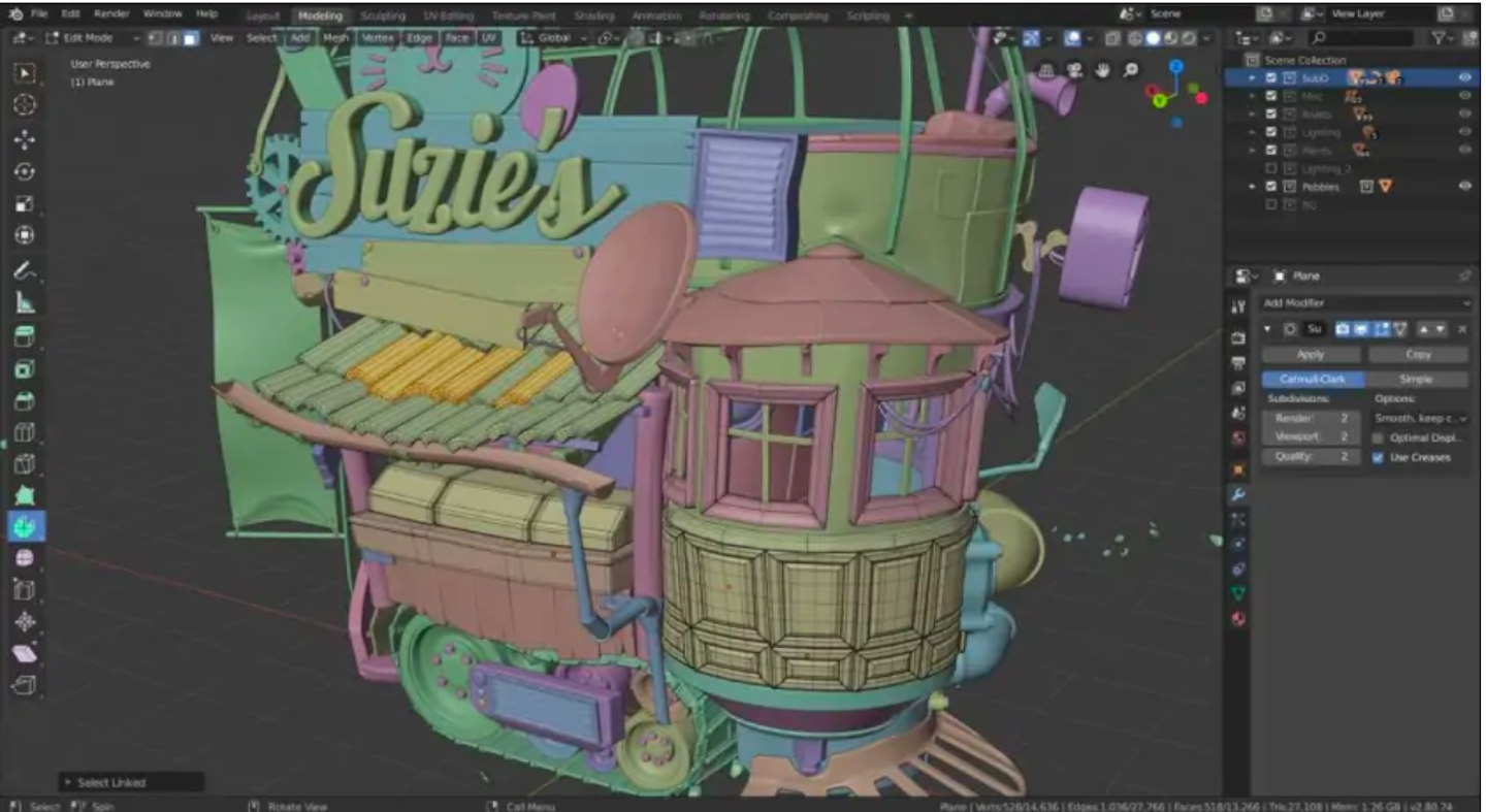 Blender 3D動畫軟體