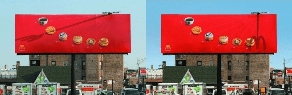 麥當勞創意廣告招牌設計