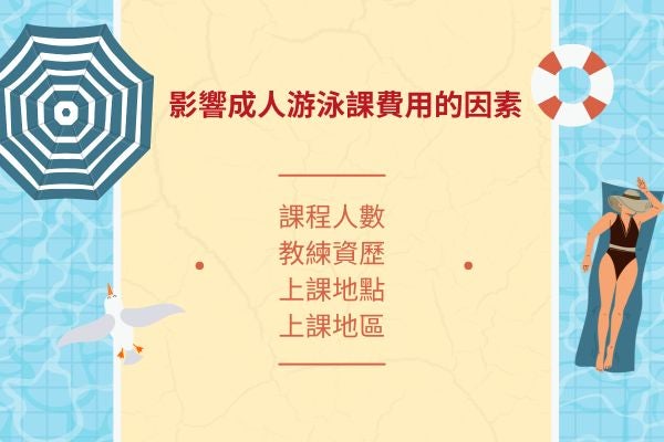 影響成人游泳課費用的因素