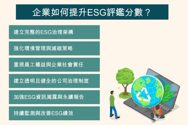 企業如何提升ESG評鑑分數