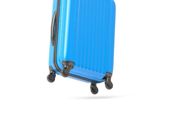 藍色單輪行李箱