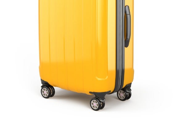 飛機輪行李箱。