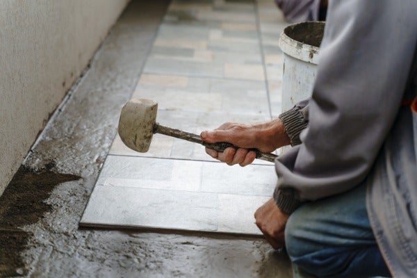 ▲軟底施工法不需等待水泥沙漿完全乾燥，施工時間較短