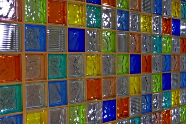 玻璃磚設計:裝飾牆1