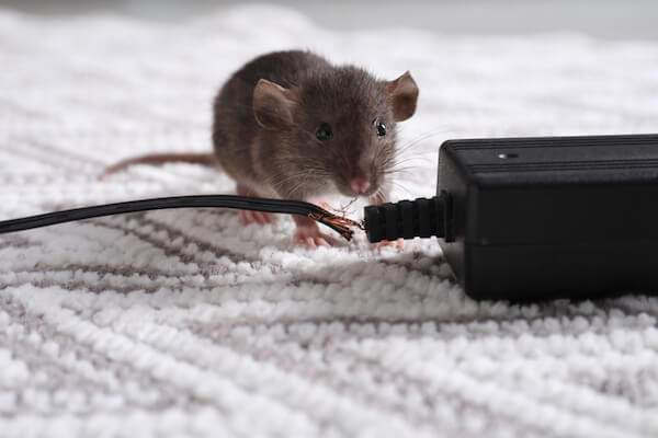 老鼠咬斷電線