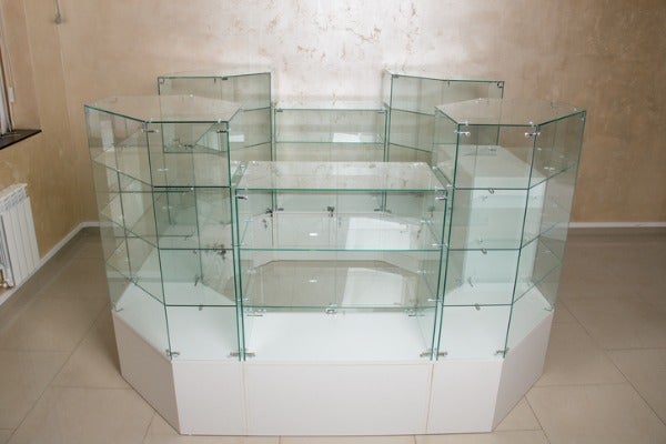 環狀玻璃展示櫃