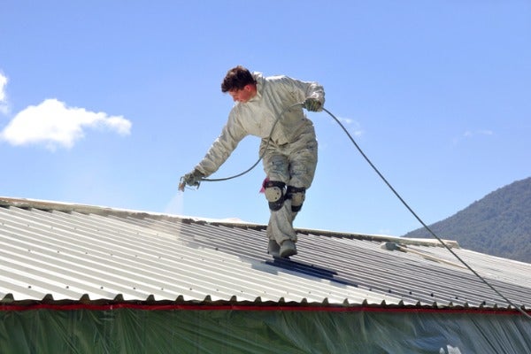 屋頂防水漆施工