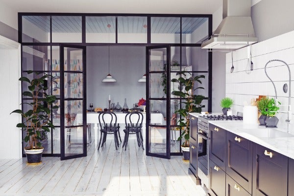 廚房玻璃隔間設計範例5