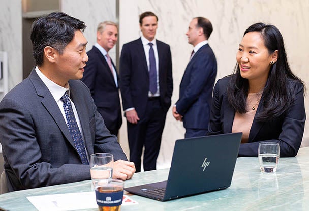 Matthew Li, Geoff Bazzan, Will Main, John Moorhead and Bei-Bei Hu