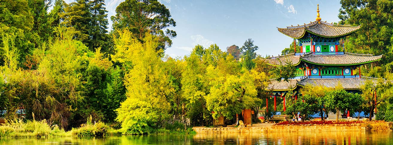 Jade Spring Park, Lijiang, Yunnan province, China
