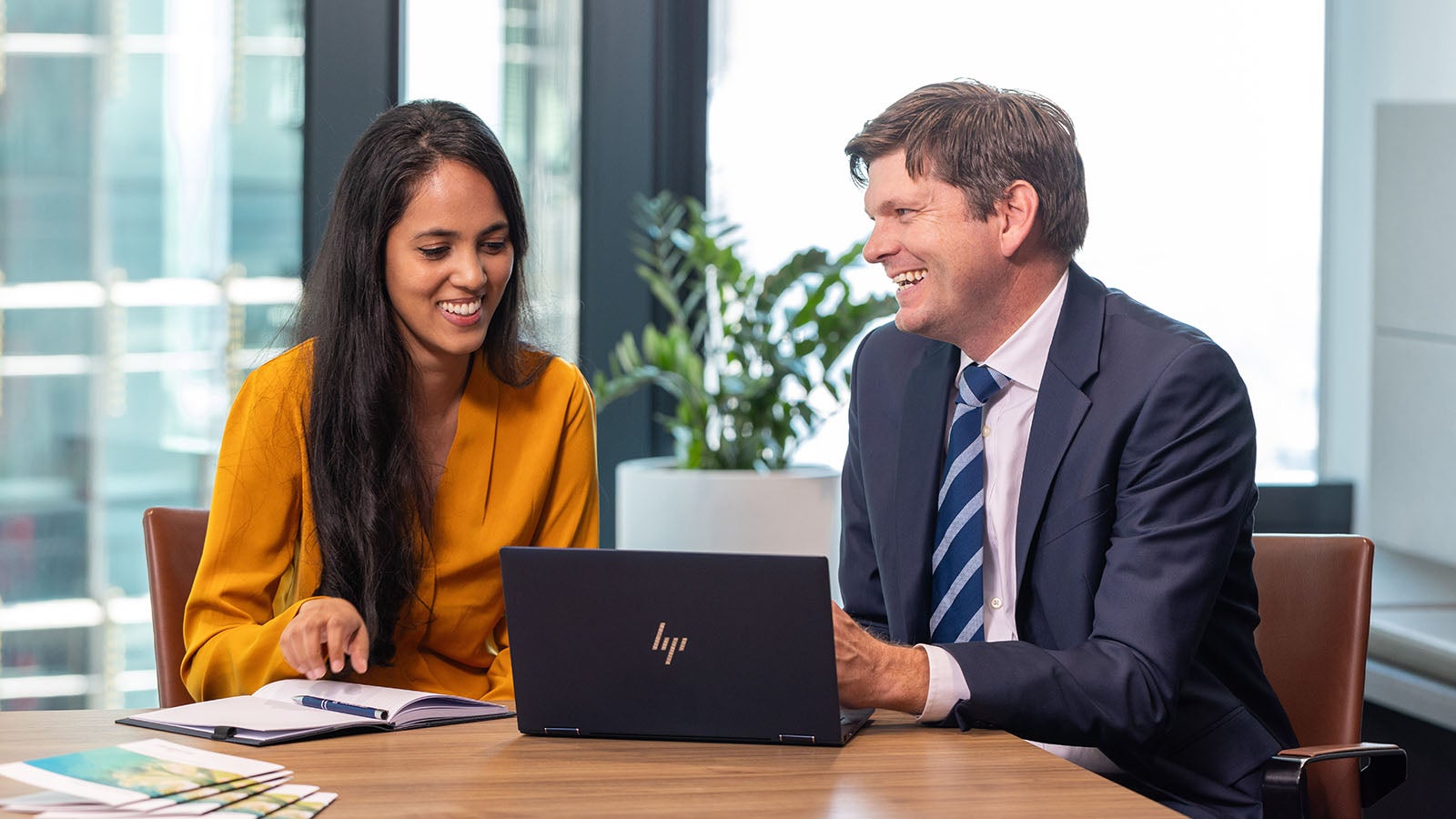 Ayesha Azeem and Jon Clarke