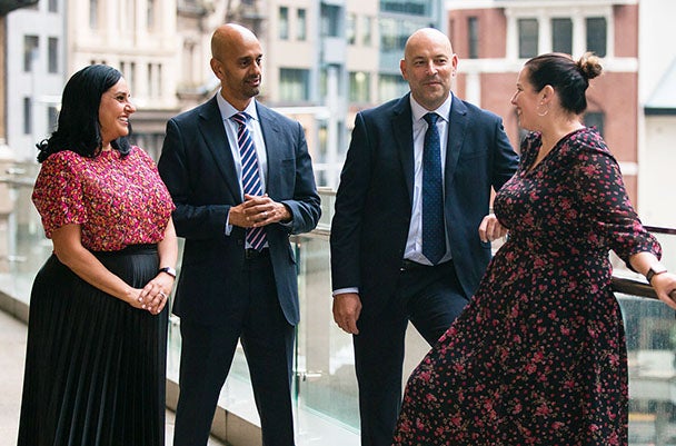 Sophia Rahmani, Vijay Srinivasan, Simon Beram and Melanie McQuire | Maple-Brown Abbott