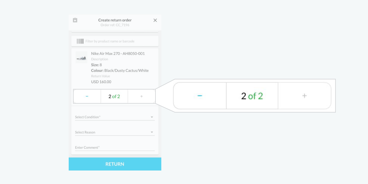 Quantityselector-UXframeworkmobile