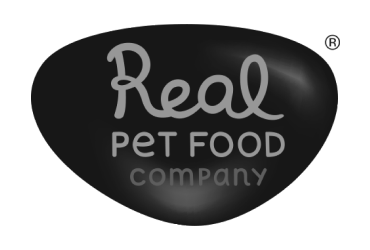 Real Pet Food Company black and white logo | Devotion