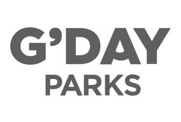 G'day Parks black and white logo | Devotion