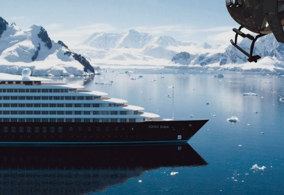 Scenic | cruise ship sailing through icebergs | Devotion