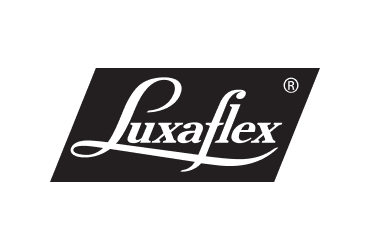 Luxaflex greyscale logo | Devotion