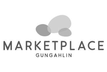 Marketplace Gungahlin black and white logo | Devotion