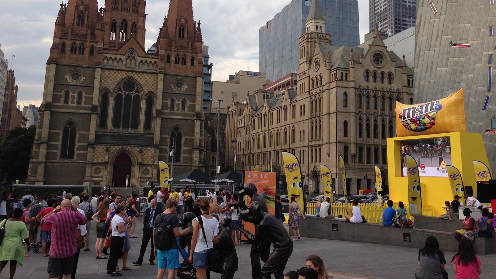 M&M's | M&M's augmented reality display in Melbourne's Federation Square | Devotion