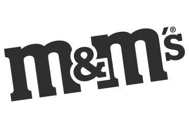 M&M's black and white logo | Devotion