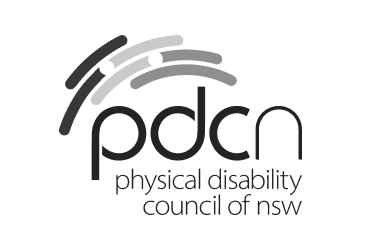 Physical Disability Council of NSW greyscale logo | Devotion